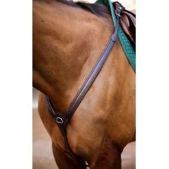 Nunn Finer Upperville Breastplate - Havana/Zinc