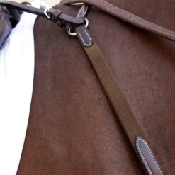 Nunn Finer Bellissimo Hunting Breastplate With Elastic - Havana -Equestrian Supply Shop 401878 800 800