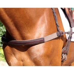 Nunn Finer Jumper Breastplate - Black/Brass -Equestrian Supply Shop 404623 800 800