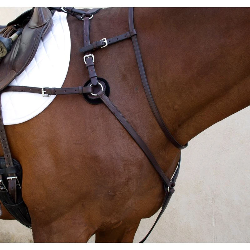 Nunn Finer Breastplate Attachment With Neck Strap - Black/Zinc 1 Nunn Finer Breastplate Attachment With Neck Strap - Black/Zinc