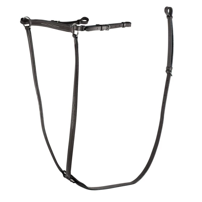 Horze Harrison Breastplate - Dark Brown 1 Horze Harrison Breastplate - Dark Brown