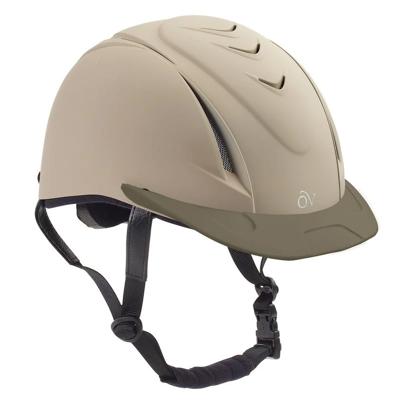 Ovation Deluxe Schooler Helmet - Tan 1 Ovation Deluxe Schooler Helmet - Tan
