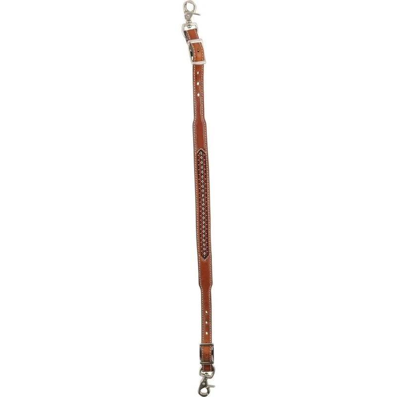 Western Rawhide Red Beads Wither Strap - Chestnut 1 Western Rawhide Red Beads Wither Strap - Chestnut
