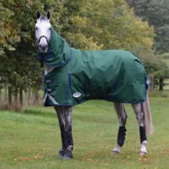 Weatherbeeta Comfitec Plus Dynamic II Detach-A-Neck Heavy - Hunter/Navy