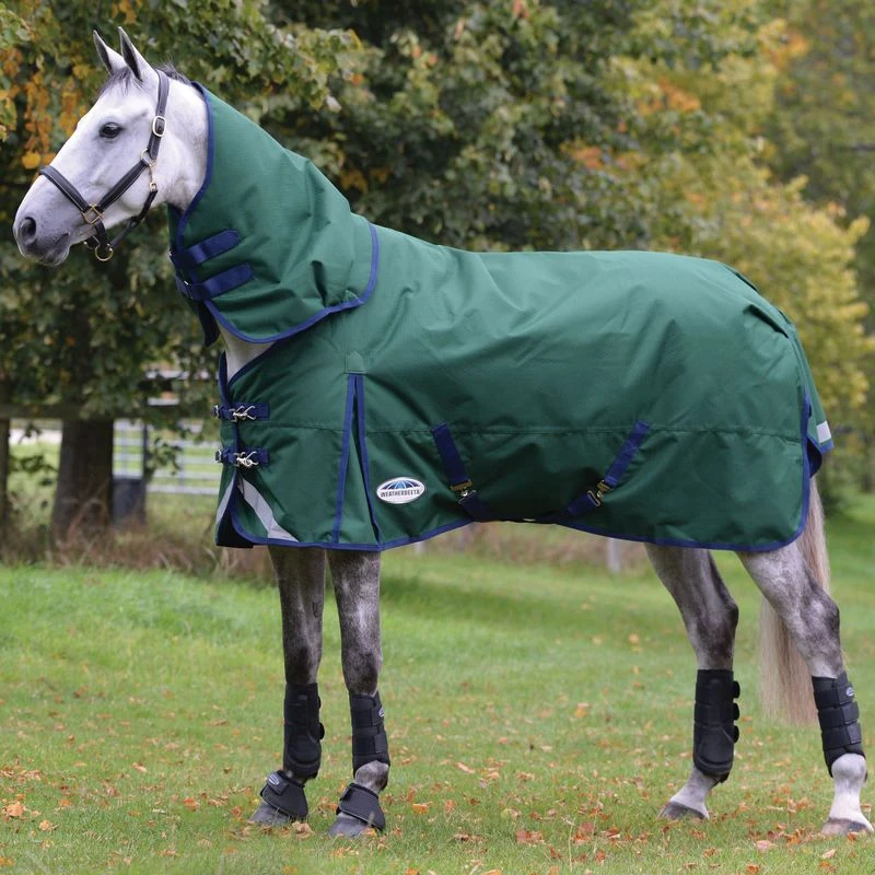 Weatherbeeta Comfitec Plus Dynamic II Detach-A-Neck Heavy - Hunter/Navy 2 Weatherbeeta Comfitec Plus Dynamic II Detach-A-Neck Heavy - Hunter/Navy - Image 2