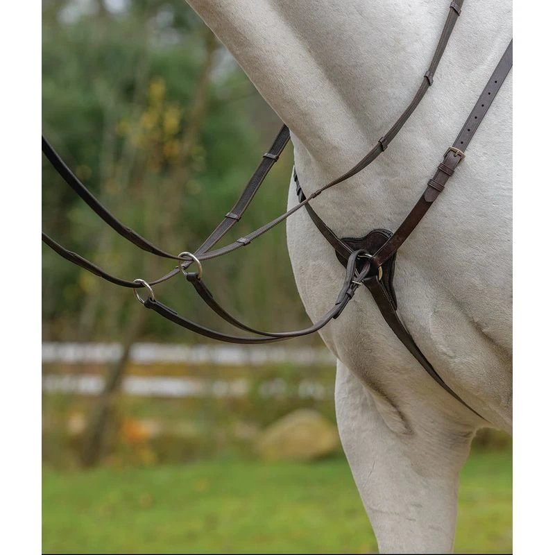 Shires Avignon Three Point Breastplate - Black 1 Shires Avignon Three Point Breastplate - Black