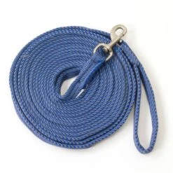 Centaur Cushion Padded Lunge Line - Cobalt/Grey
