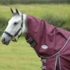 Weatherbeeta Comfitec Plus Dynamic II Neck Rug Medium/Lite - Maroon/Grey/White