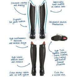 Tredstep Vasari Field Boot - Black 11 Tredstep Vasari Field Boot - Black -Equestrian Supply Shop 522607 800 800