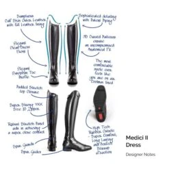 Tredstep Medici II Dress Boot - Black 9 Tredstep Medici II Dress Boot - Black -Equestrian Supply Shop 523646 800 800