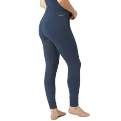 Horze Women's Remy Organic Cotton Full Seat Tights - Obscure Night Dark Blue -Equestrian Supply Shop 531028 800 800