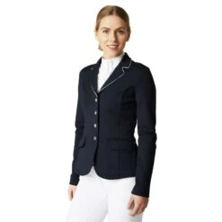 Horze Women's Martina Show Coat - Dark Navy/White -Equestrian Supply Shop 532885 800 800