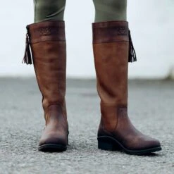 B Vertigo Women's Amelia Waterproof Country Boots - Dark Brown -Equestrian Supply Shop 533747 800 800