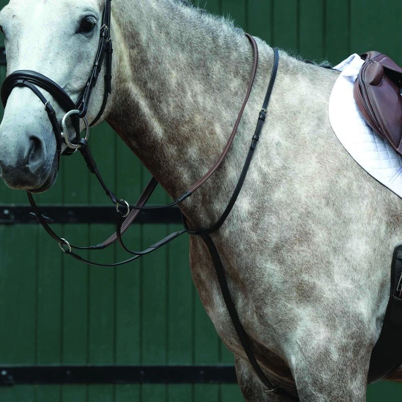 Collegiate Essential Plain Flat Running Martingale - Brown 1 Collegiate Essential Plain Flat Running Martingale - Brown