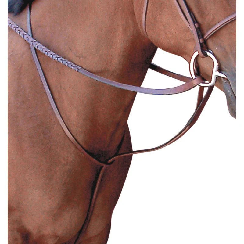 Passport Square Raised Standing Martingale - Mahogany 1 Passport Square Raised Standing Martingale - Mahogany