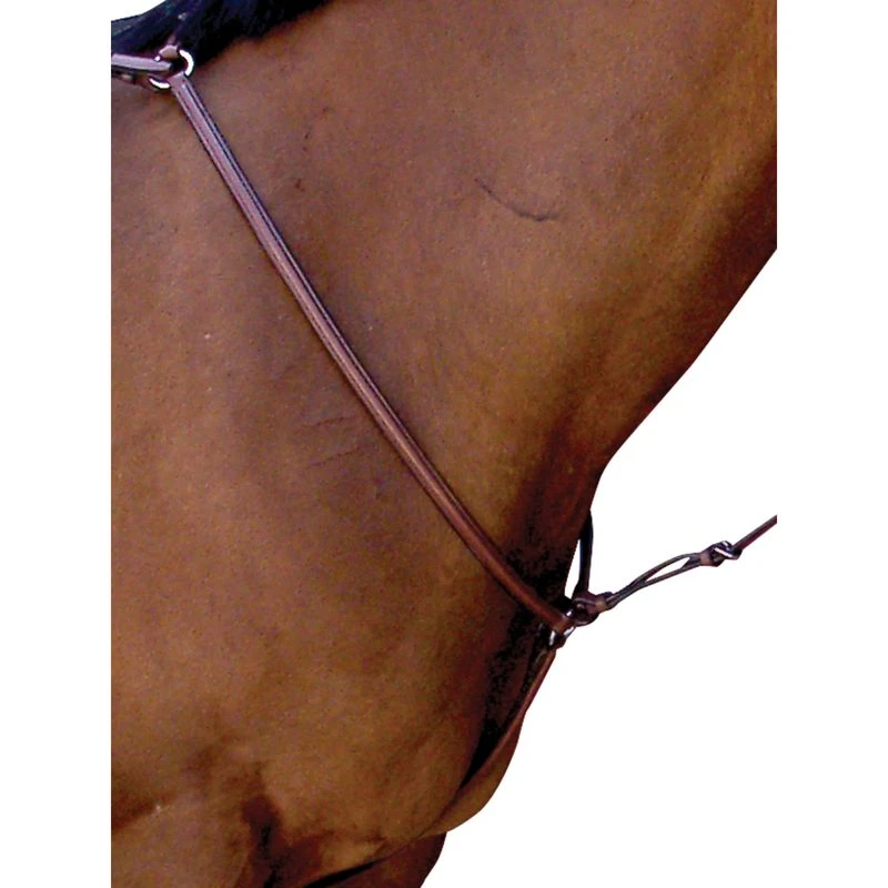 Passport Plain Raised Breastplate - Mahogany 1 Passport Plain Raised Breastplate - Mahogany