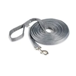 Shires Soft Feel 26ft Lunge Line - Grey