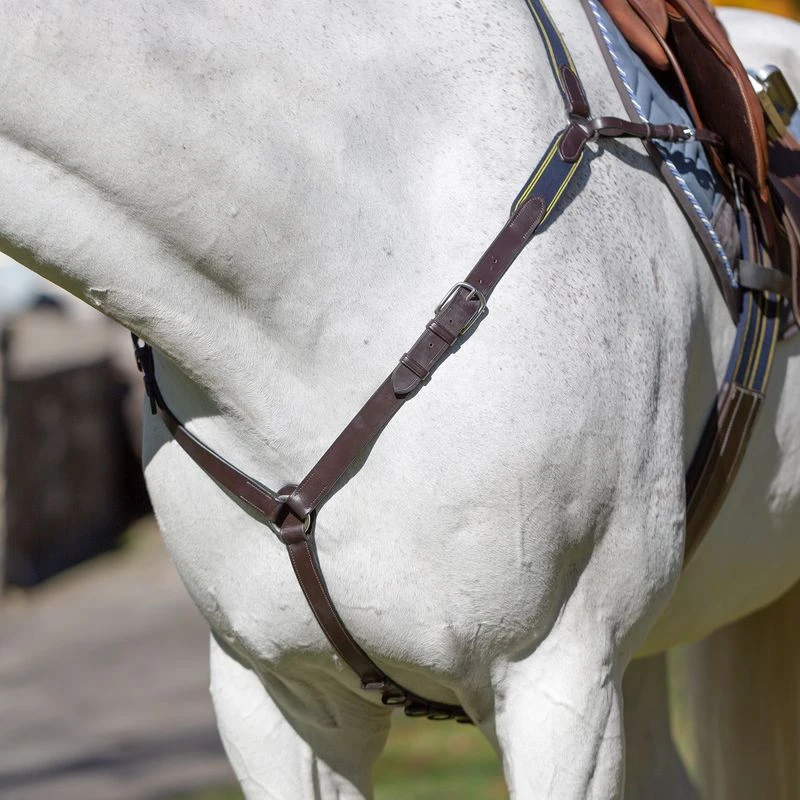 Equinavia Valkyrie Elastic Breastplate - Chocolate Brown 3 Equinavia Valkyrie Elastic Breastplate - Chocolate Brown - Image 3