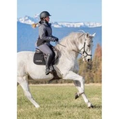 Kerrits Women's Rein Check Waterproof Shell - Black Houndstooth Plaid -Equestrian Supply Shop 681770 800 800