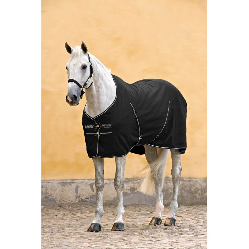 Rambo Stable Sheet - Black/Black/Silver 1 Rambo Stable Sheet - Black/Black/Silver