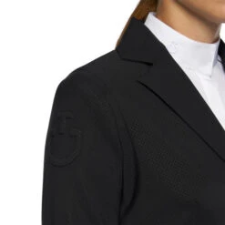 Cavalleria Toscana All Over Perforated Jacket 11 Cavalleria Toscana All Over Perforated Jacket -Equestrian Supply Shop all over perforated jacket black front detail GGD025 JF115 9999 cavalleria toscana 77693.1649801040