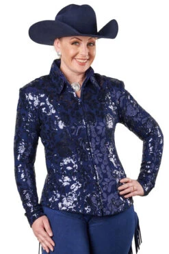 Hobby Horse Hadley Show Jacket -Equestrian Supply Shop hadley show jacket indigo front hobby horse 94858.1583787510