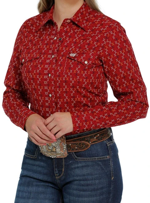 Cinch Ladies Print Snap Shirt 1 Cinch Ladies Print Snap Shirt