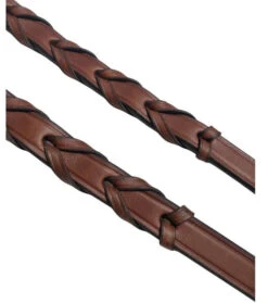 PÉNÉLOPE Pénélope US Laced Reins -Equestrian Supply Shop us laced reins hazelnut closeup 301 636 317 penelope 28892.1688773926